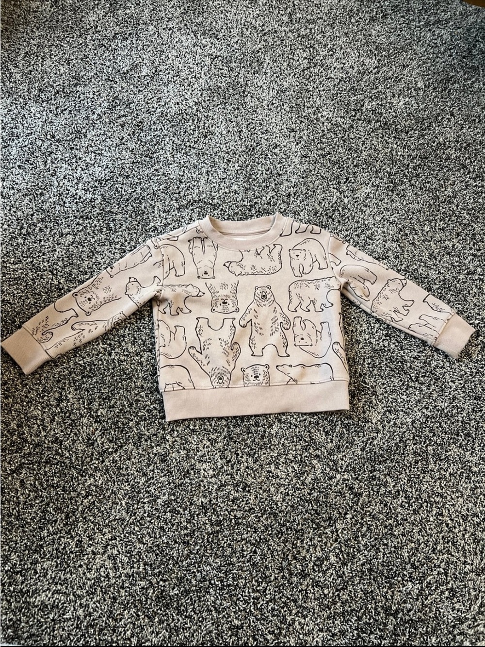 WONDER NATION Toddler Bear Sweater